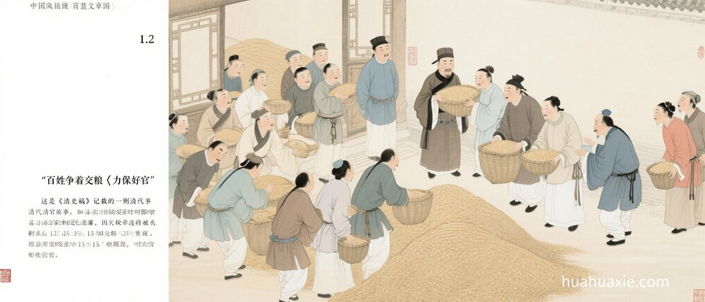 百姓争着交粮　力保好官