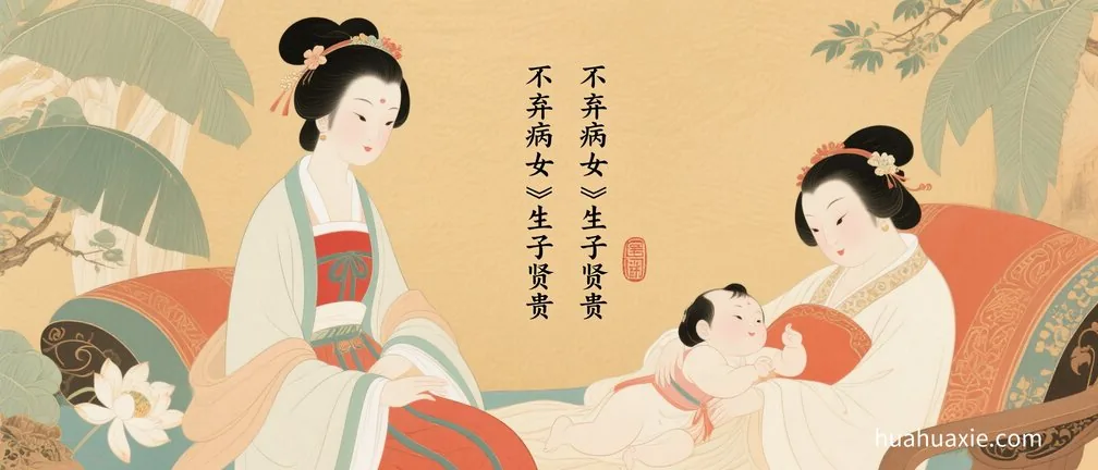 不弃病女　生子贤贵