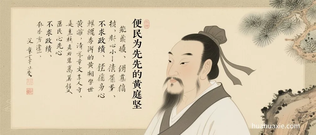 不求政绩、便民为先的黄庭坚