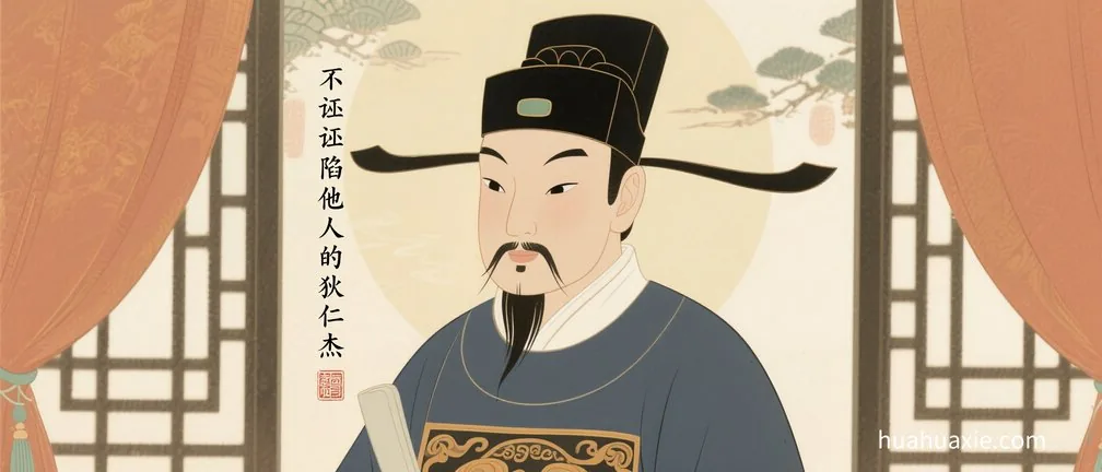 不诬陷他人的狄仁杰