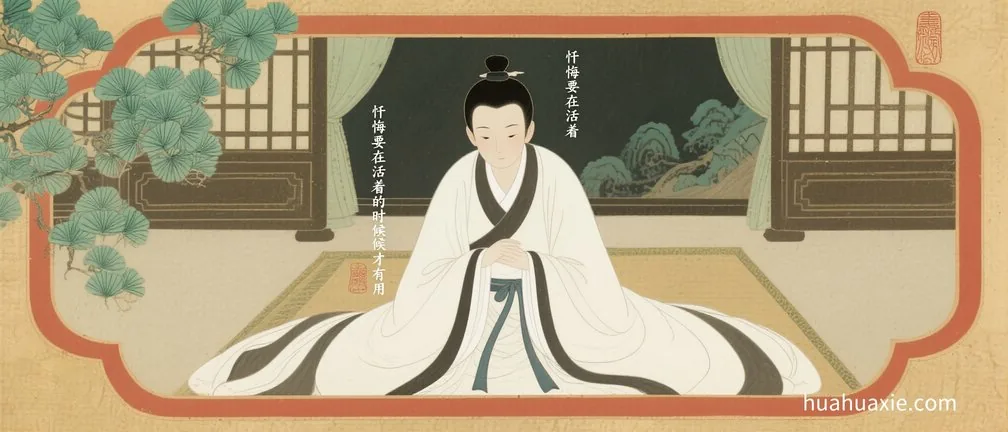 忏悔要在活着的时候才有用