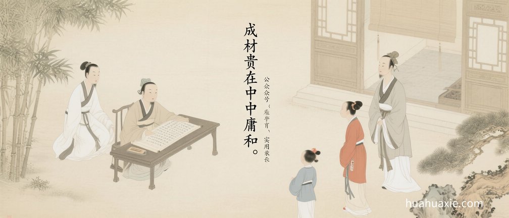 成材贵在中庸