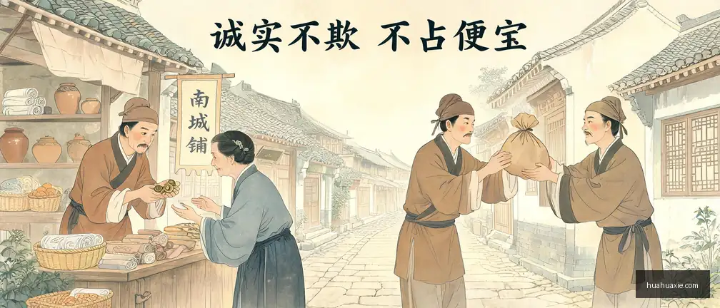 【传统文化】诚实不欺　不占便宜