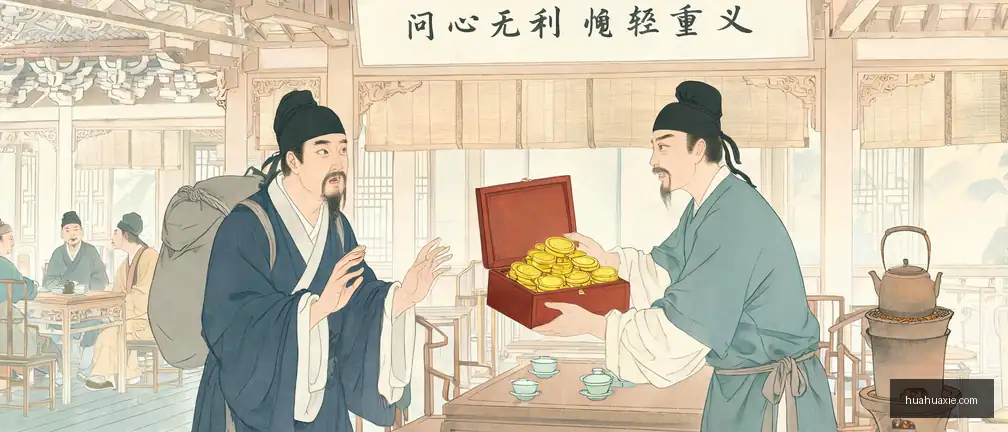 【传统文化】重义轻利　问心无愧
