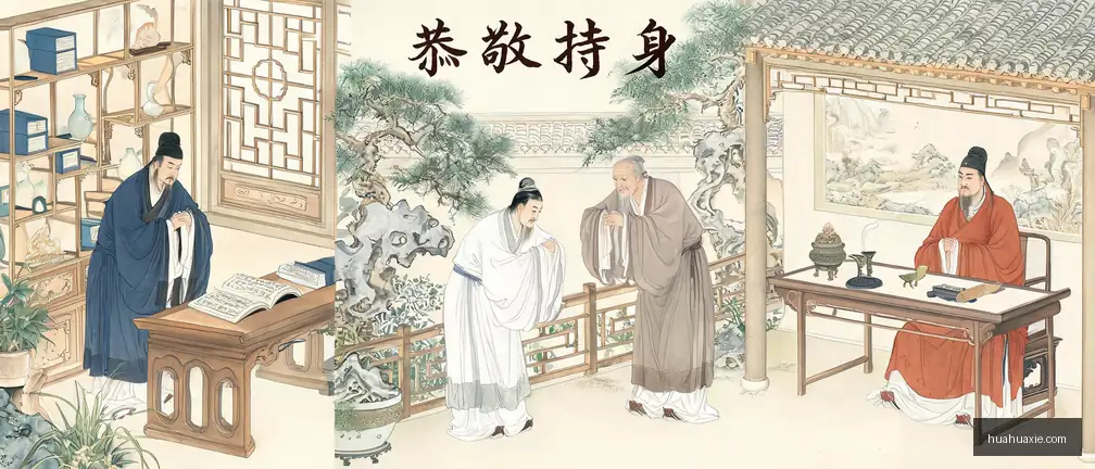 【传统文化】恭敬持身