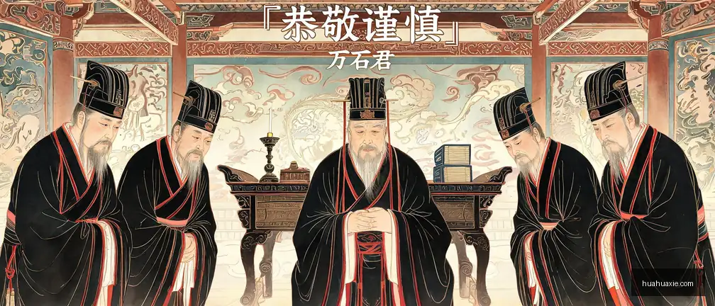 【传统文化】恭敬谨慎