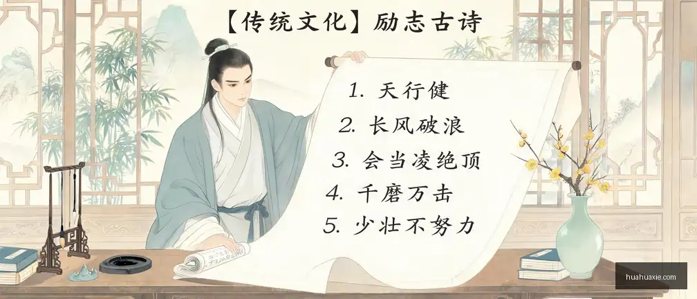 【传统文化】励志古诗