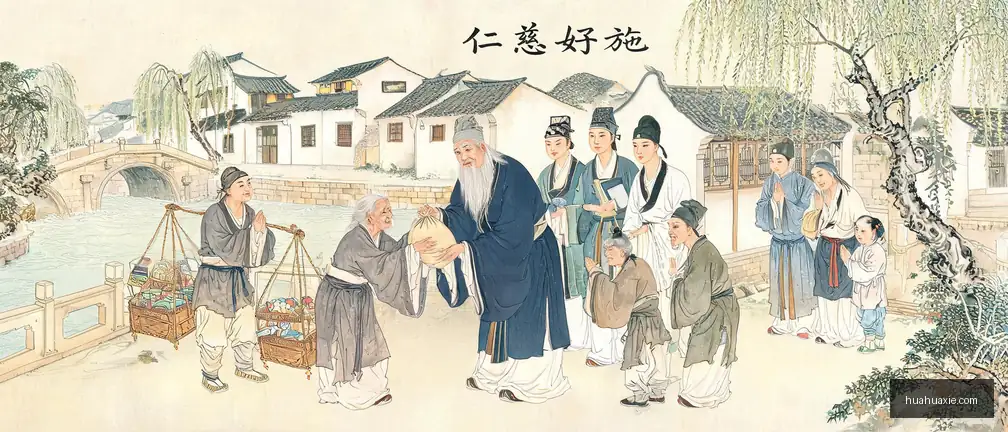 【传统文化】仁慈好施
