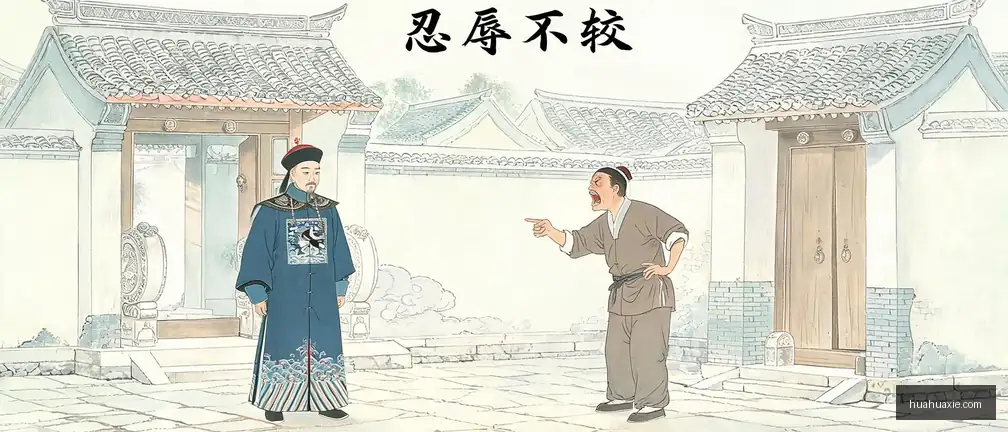 【传统文化】忍辱不较