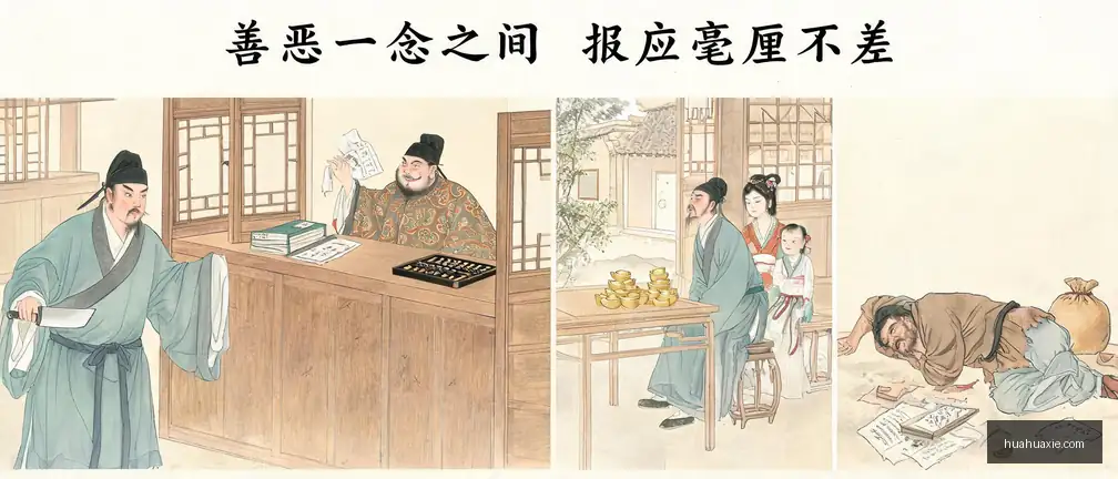 【传统文化】善恶一念之间　报应毫厘不差
