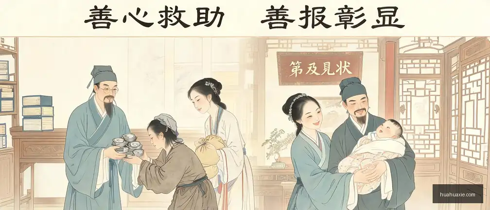 【传统文化】善心救助　善报彰显