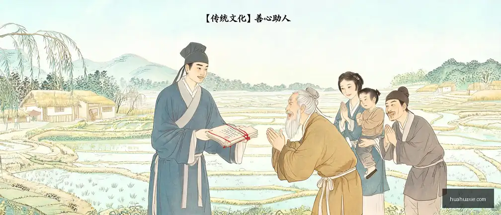 【传统文化】善心助人