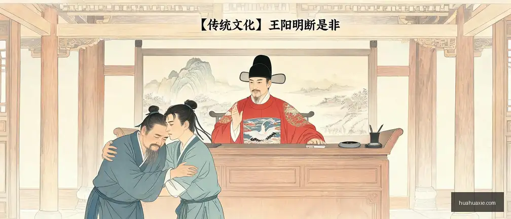 【传统文化】王阳明断是非