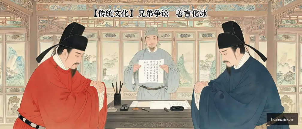 【传统文化】兄弟争讼　善言化冰