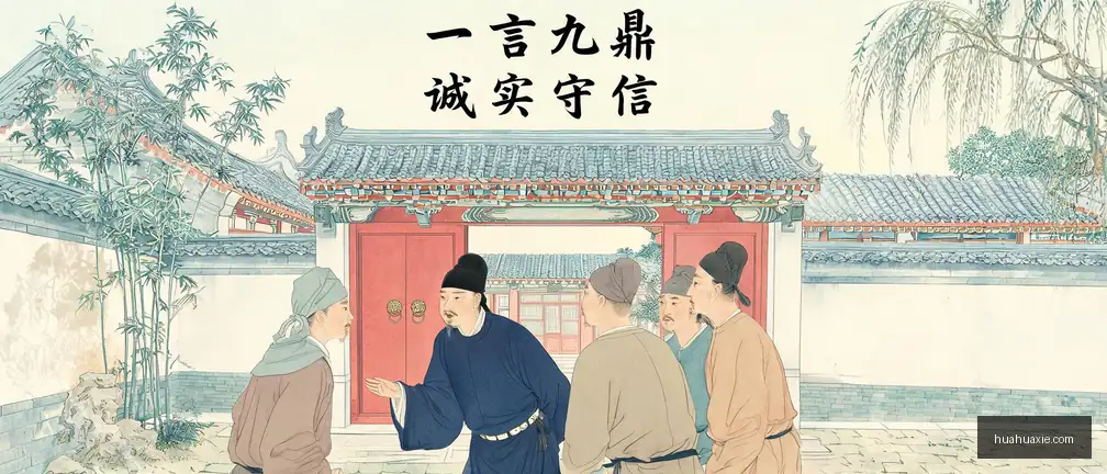 【传统文化】一言九鼎　诚实守信