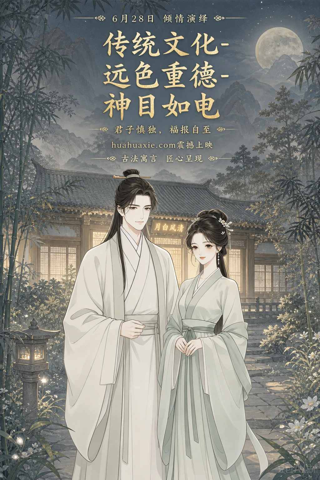 【传统文化】远色重德　神目如电