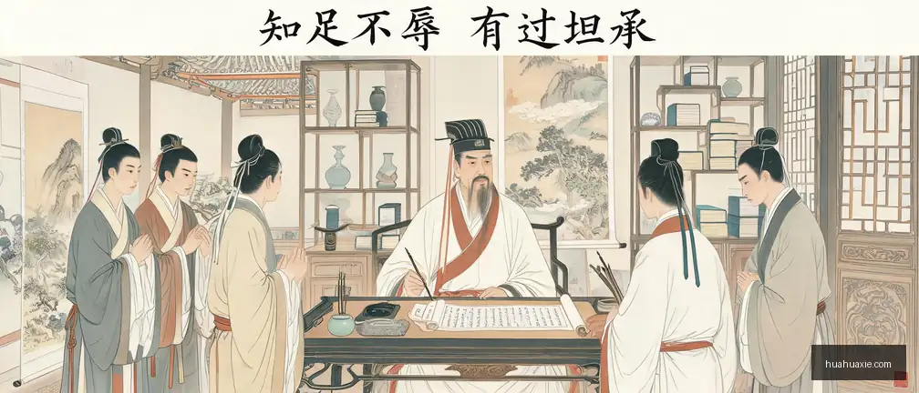 【传统文化】知足不辱　有过坦承