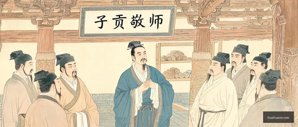 【传统文化】子贡敬师