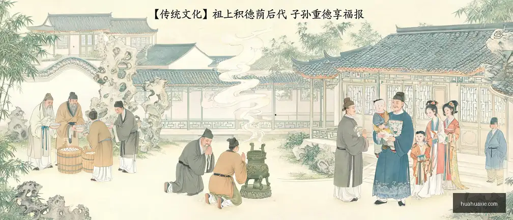 【传统文化】祖上积德荫后代　子孙重德享福报