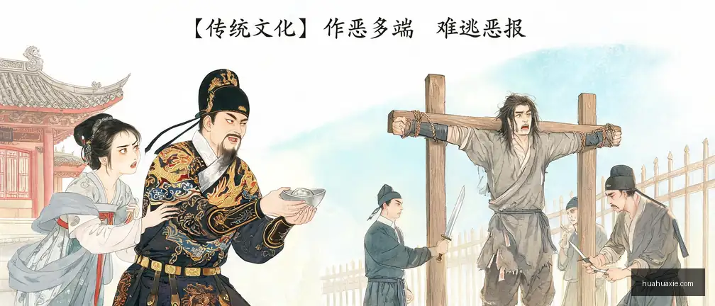 【传统文化】作恶多端　难逃恶报