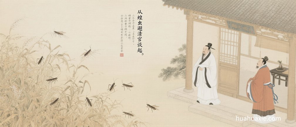 从蝗虫避清官谈起
