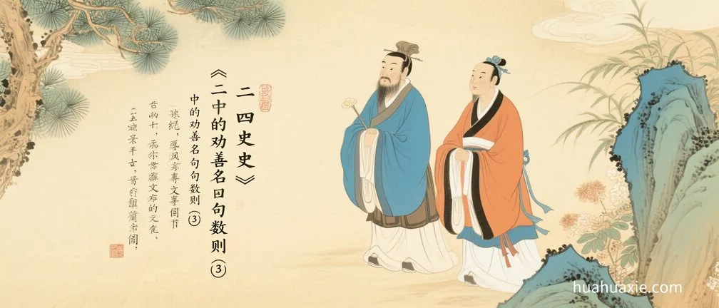 《二十四史》中的劝善名句数则(3)