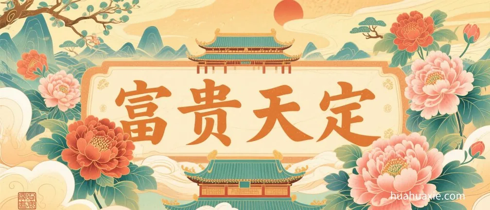 富贵天定
