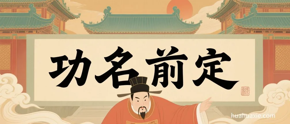 功名前定