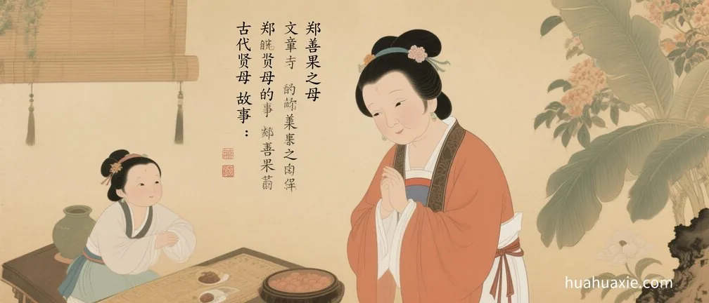 古代贤母的故事：郑善果之母