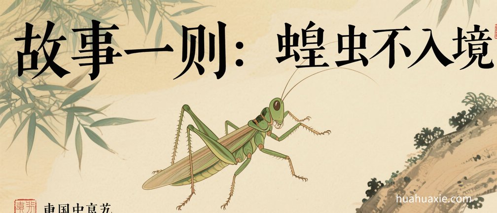 故事一则：蝗虫不入境