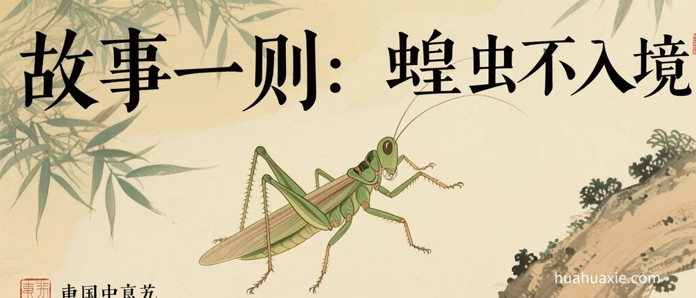 故事一则：蝗虫不入境
