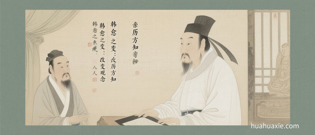韩愈之变：改变观念 亲历方知
