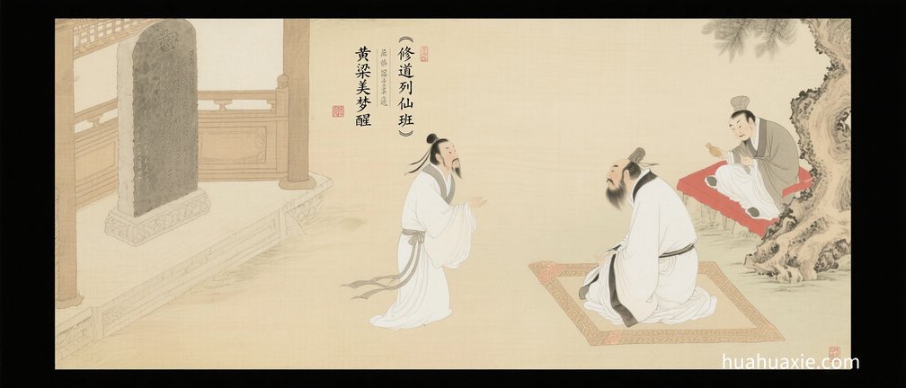 黄粱美梦醒　修道列仙班