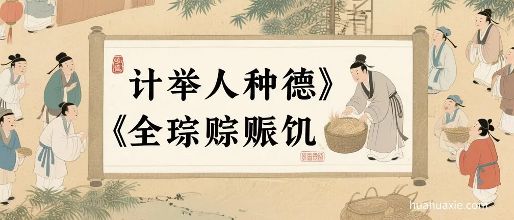 计举人种德　全琮赈饥