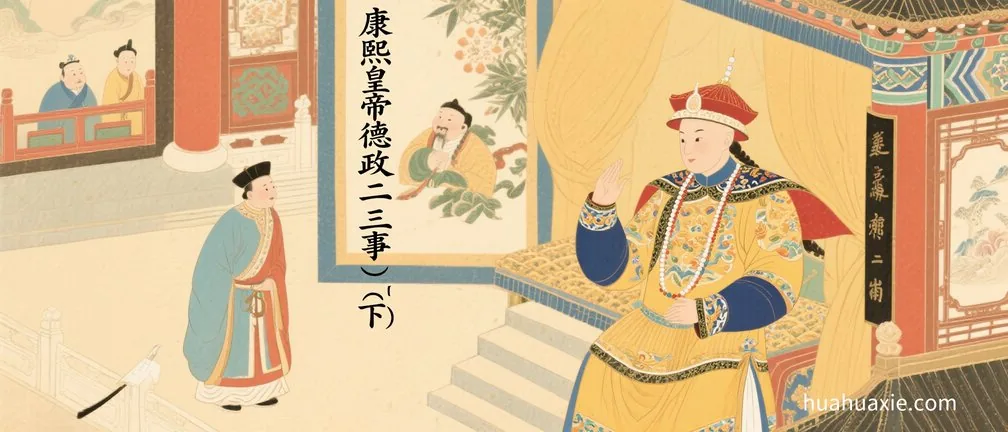 康熙皇帝德政二三事（下）