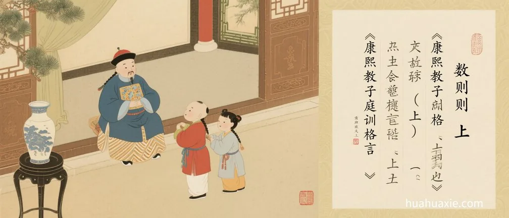 《康熙教子庭训格言》数则（上）