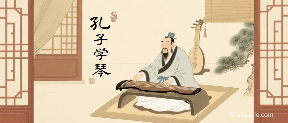 孔子学琴