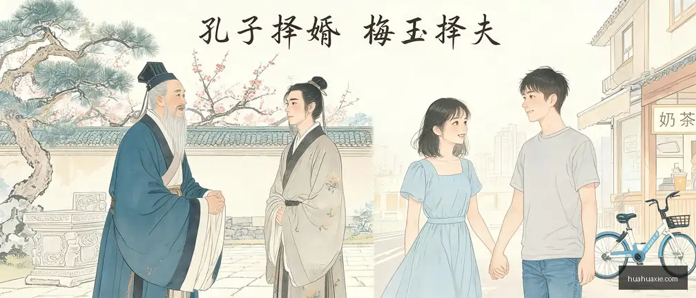 孔子择婿 梅玉择夫