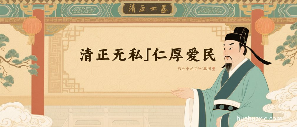 清正无私　仁厚爱民