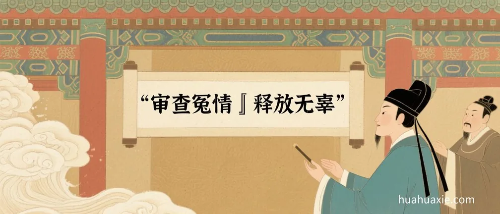 审查冤情　释放无辜