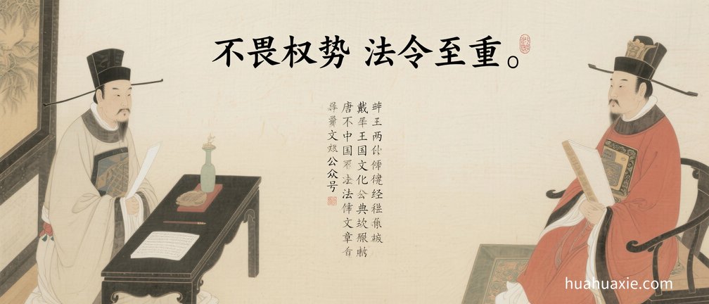【神传文化】不畏权势　法令至重