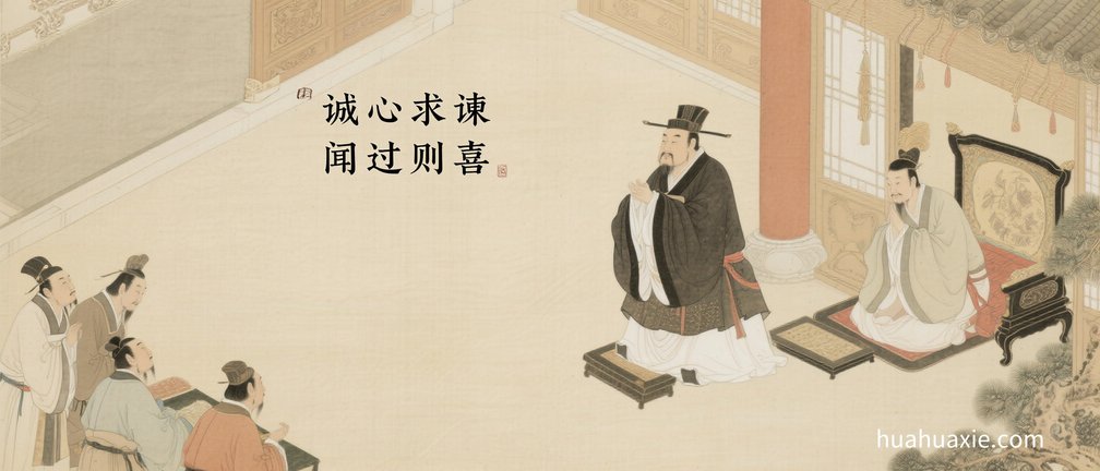 【神传文化】诚心求谏　闻过则喜
