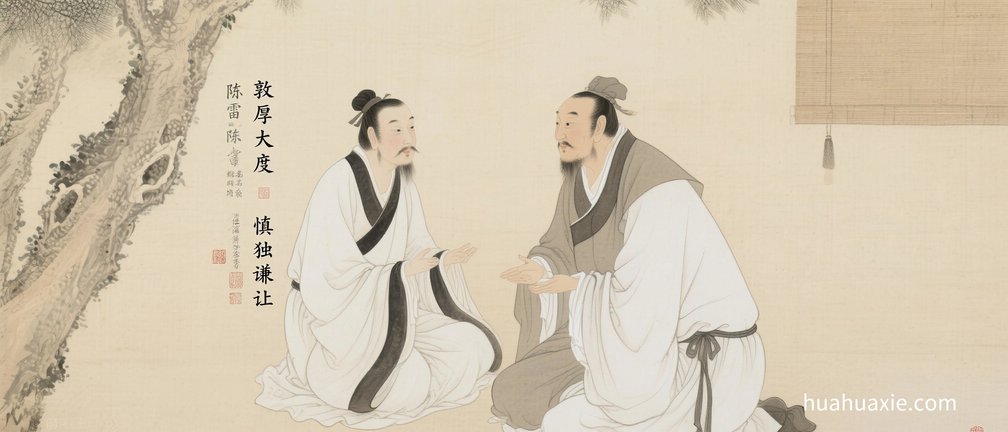 【神传文化】敦厚大度　慎独谦让