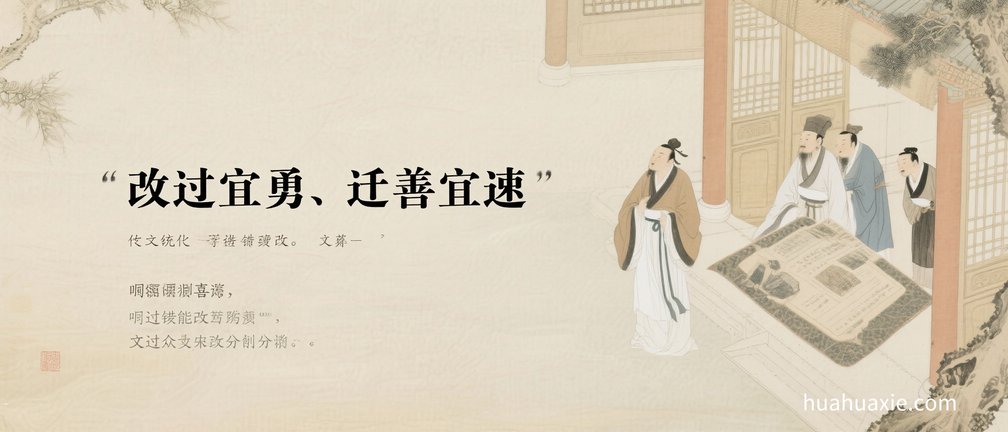 【神传文化】改过宜勇　迁善宜速