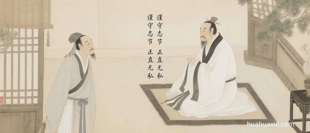 【神传文化】谨守志节　正直无私