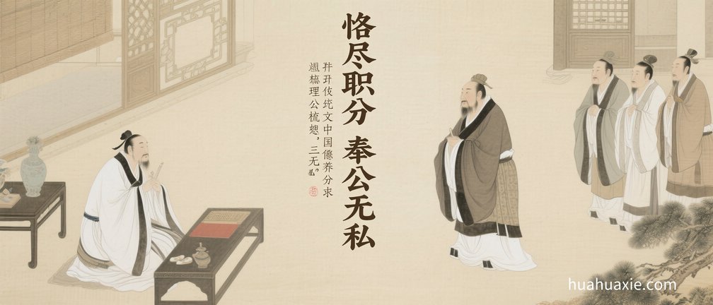 【神传文化】恪尽职分　奉公无私
