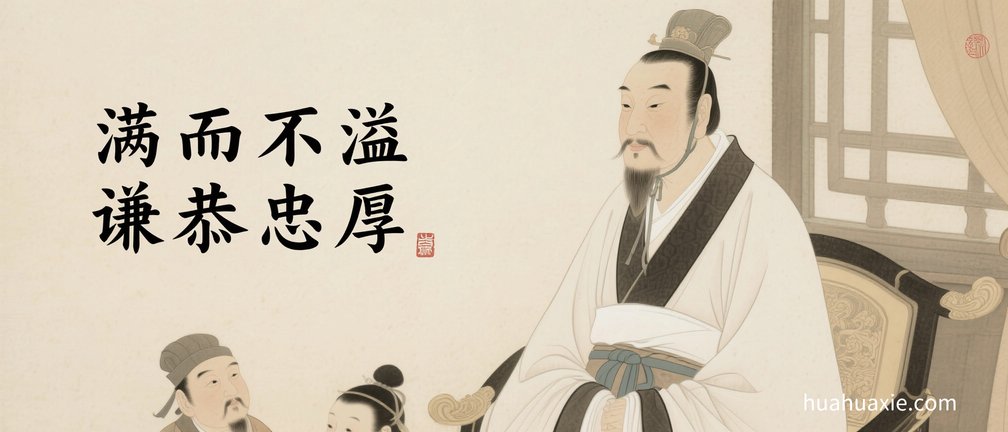 【神传文化】满而不溢　谦恭忠厚