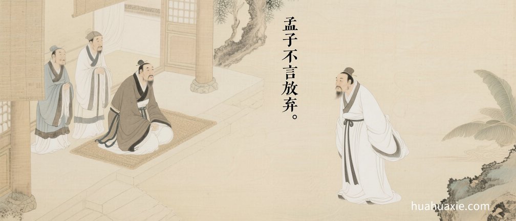 【神传文化】孟子不言放弃