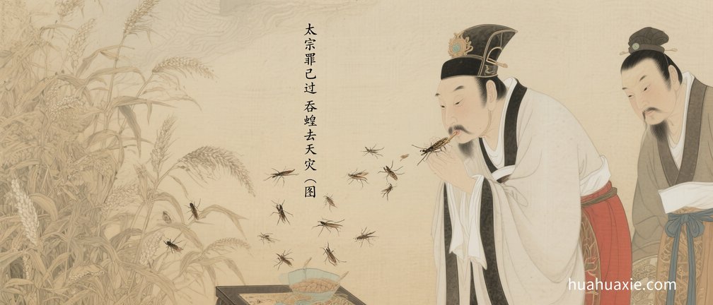 【神传文化】太宗罪己过　吞蝗去天灾（图）