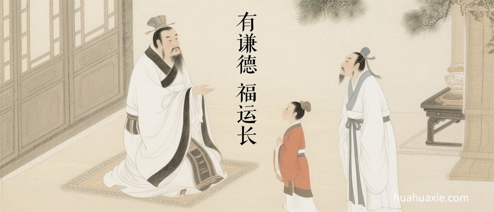 【神传文化】有谦德　福运长